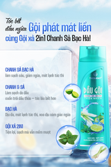 Dầu gội Chanh Sả Bạc hà Thorakao 400ml