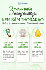 Kem sâm dưỡng da sáng mịn Thorakao 7g
