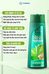Dầu gội Củ sả Mần trầu Thorakao 400ml