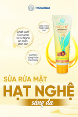Sữa rửa mặt Hạt Nghệ Sáng Da 100g