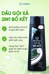 Combo Thorakao Tóc Đen Suôn Mượt Hỗ Trợ Giảm Bạc 400ML