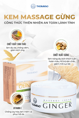 Kem Massage Gừng Thorakao Giảm Mỡ Thừa Giữ Ấm Cơ Thể 200G