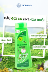 Combo tóc khỏe suôn mượt Thorakao 400ml