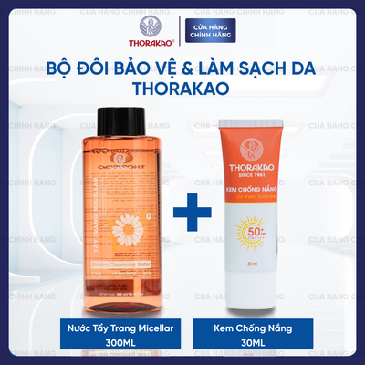 Bộ Đôi Bảo Vệ & Làm Sạch Da Thorakao
