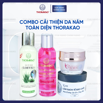 Combo dưỡng mờ nám da toàn diện Thorakao