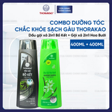 Combo tóc khỏe suôn mượt Thorakao 400ml