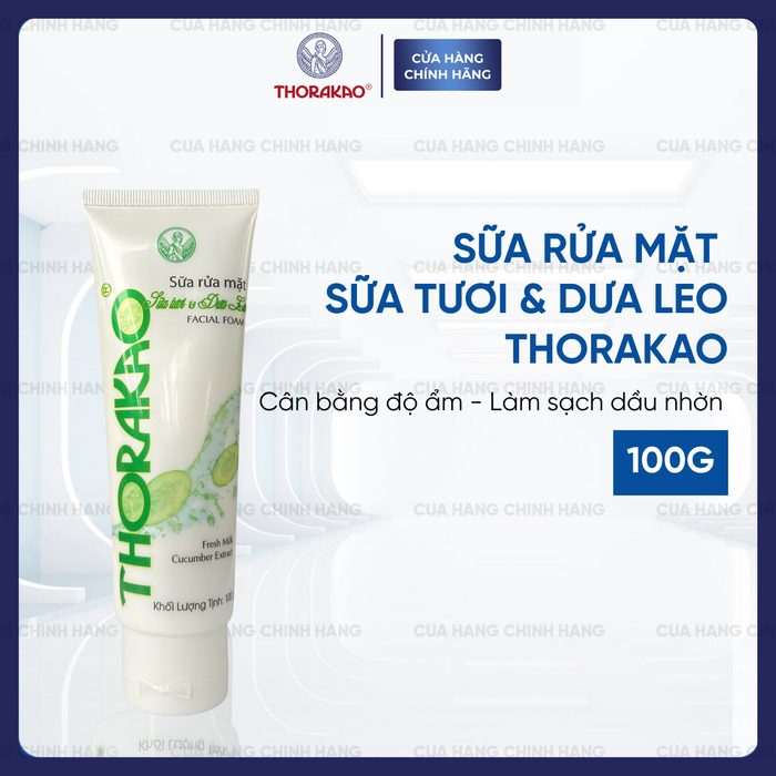 Sữa rữa mặt Dưa leo Sữa tươi 100g