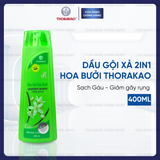 Dầu gội xả 2in1 Hoa Bưởi Thorakao 400ml