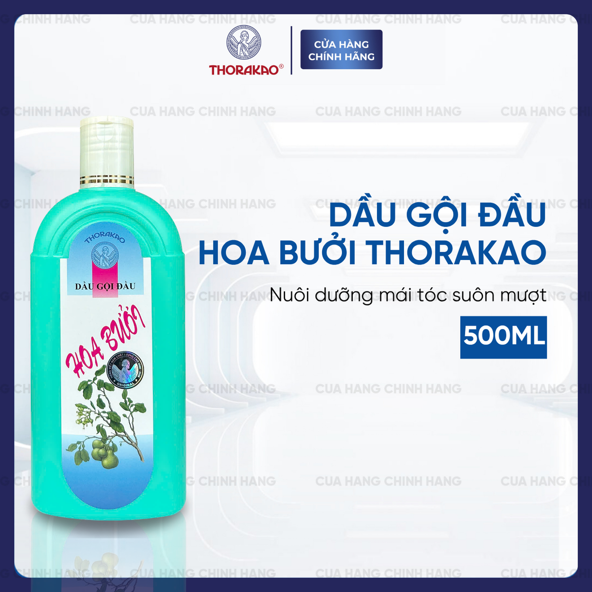 Dầu gội Hoa Bưởi sạch tóc giảm rụng 500ml