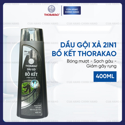 Dầu gội xả 2in1 Bồ Kết Thorakao 400ml