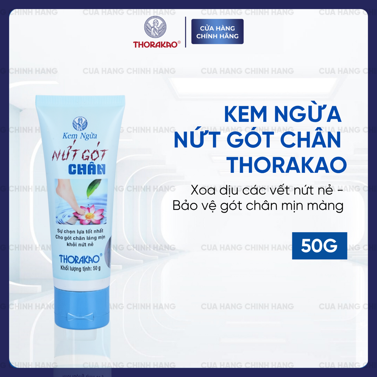 Kem ngừa nứt gót chân Thorakao 50g