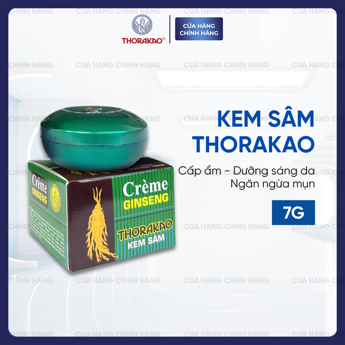 Kem sâm dưỡng da sáng mịn Thorakao 7g