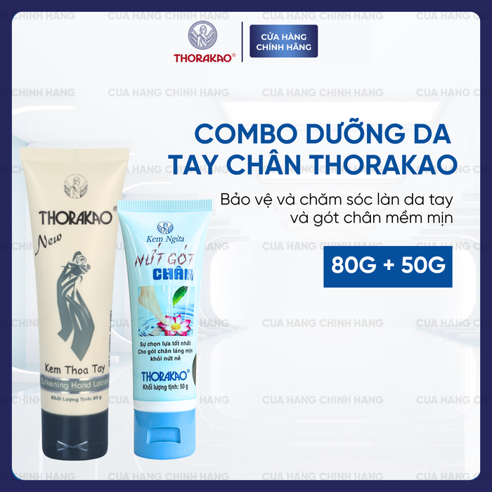 Combo Kem dưỡng da tay chân Thorakao