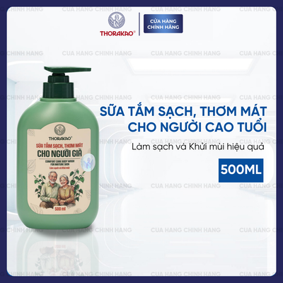 Sữa Tắm Dưỡng Ẩm & Dịu Nhẹ Thorakao – Dành Cho Người Cao Tuổi 500ML
