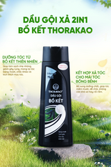 Dầu gội xả 2in1 Bồ Kết Thorakao 400ml