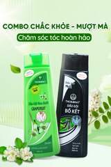 Combo tóc khỏe suôn mượt Thorakao 400ml