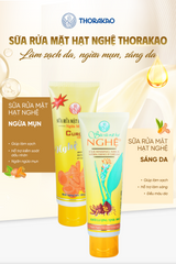 Sữa rửa mặt Hạt Nghệ Sáng Da 100g
