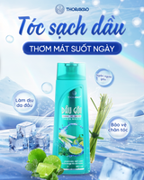 Dầu gội Chanh Sả Bạc hà Thorakao 400ml