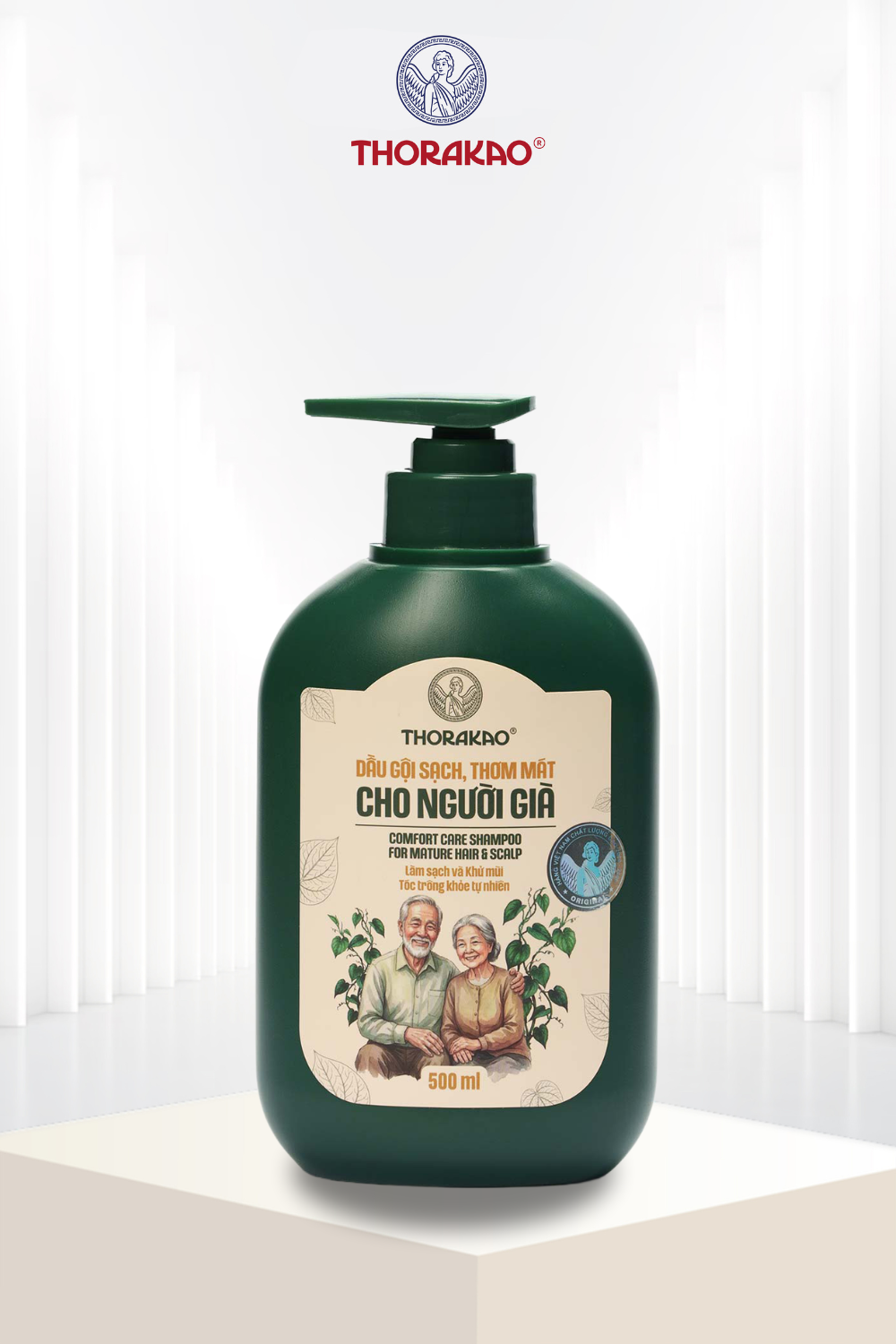Dầu gội Sạch Thơm Mát Cho Người Già Thorakao 500ml