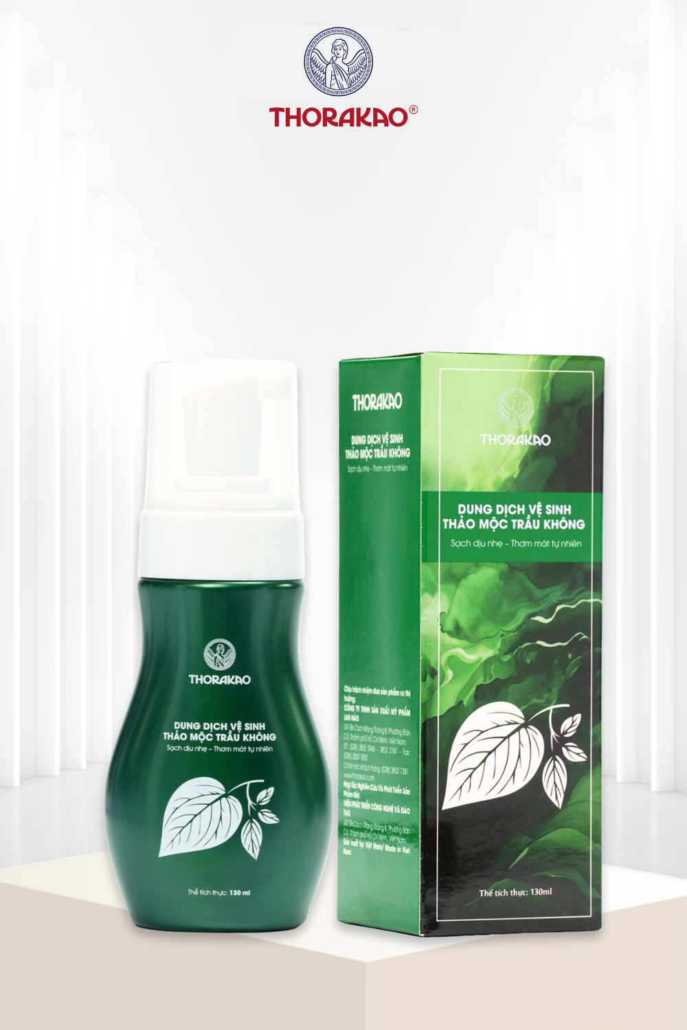Dung dịch vệ sinh Thảo mộc Trầu Không Thorakao 130ml